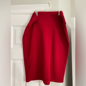 Red Luluroe skirt